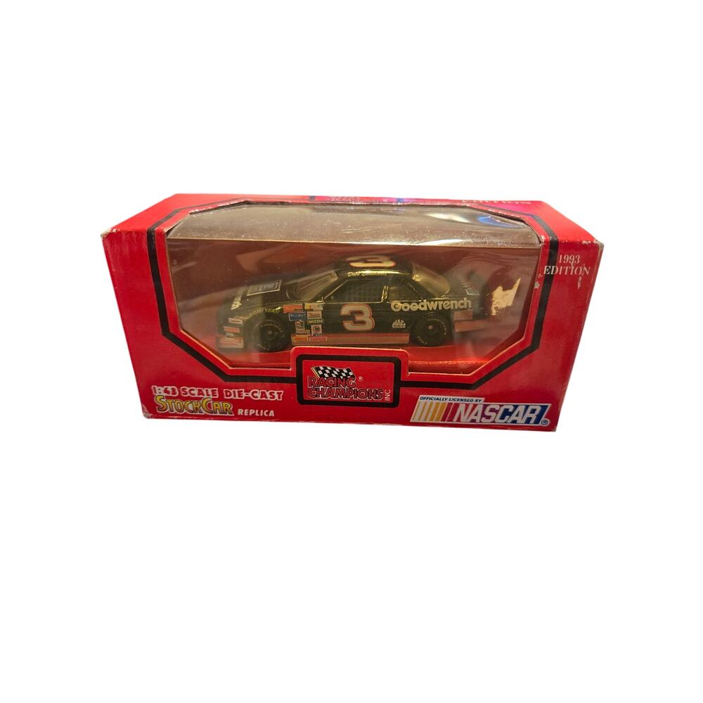 Dale Earnhardt #3 Racing Champions 1:43 Scale Stock Car (1993) Goodwrench Lumina